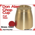 Don Alan Full Size Chop Cup | Brass | Satin Finish 3